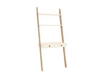 Leno Ladderplank Krijtwit - 79cm x 49cm x 183cm - 2 lades - FSC 100% & MIX gecertificeerd