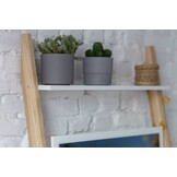 Leno marineblauwe kaptafel, 79x49x183cm, met spiegel - FSC100% gecertificeerd