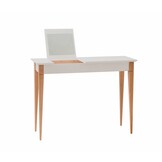 Lichtgrijze Kaptafel Mimo 105x35x74cm | Beukenhout & MDF | FSC Gecertificeerd