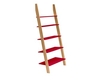 Ladderplank Ashme - Zuiver Rood - 5 Planken