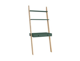 Ladderplank Leno - Zeegroen - 183 cm hoog - FSC-gecertificeerd - 2 lades