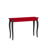 Liilo Bijzettafel Zwart/Rood | FSC Certificaat | 105x35x74cm