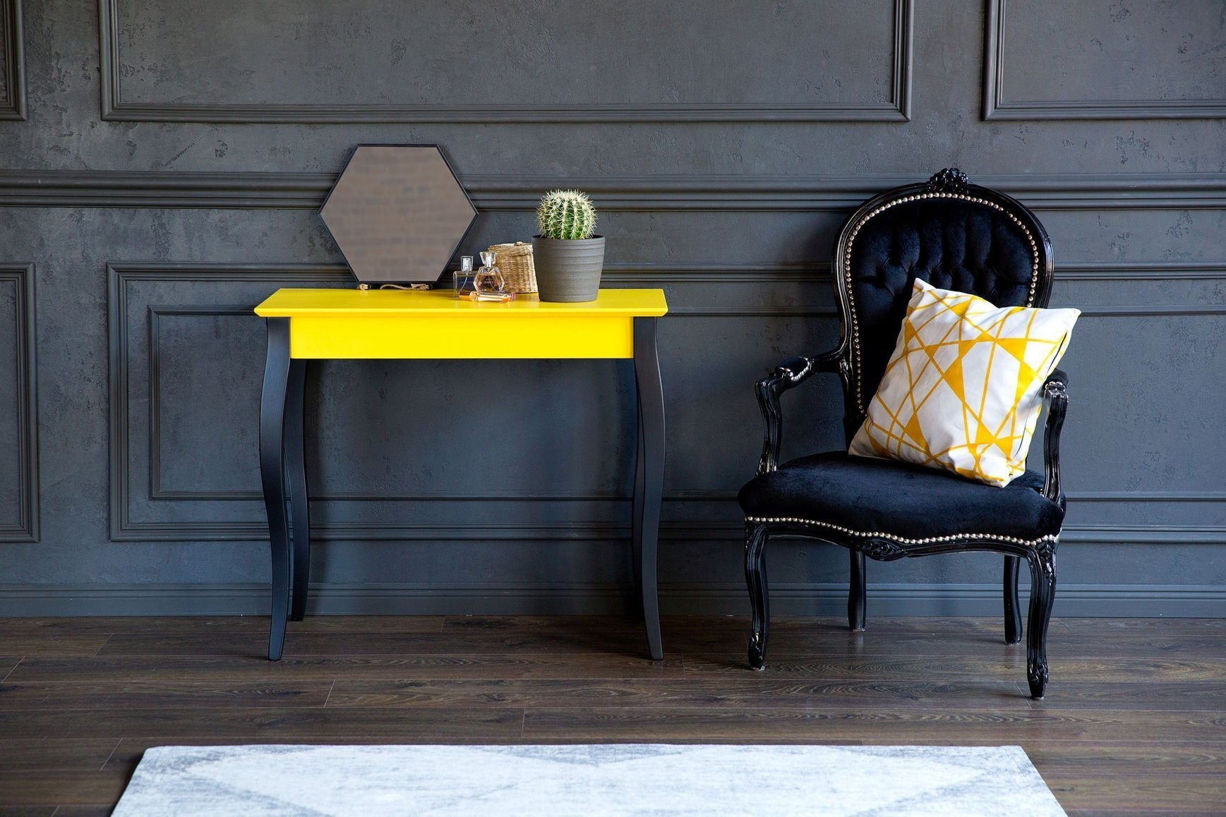 Liilo Bijzettafel Zwart/Rood | FSC Certificaat | 105x35x74cm