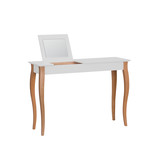 Lillo Kaptafel - Beukenhout en MDF constructie, witte poten, FSC gecertificeerd