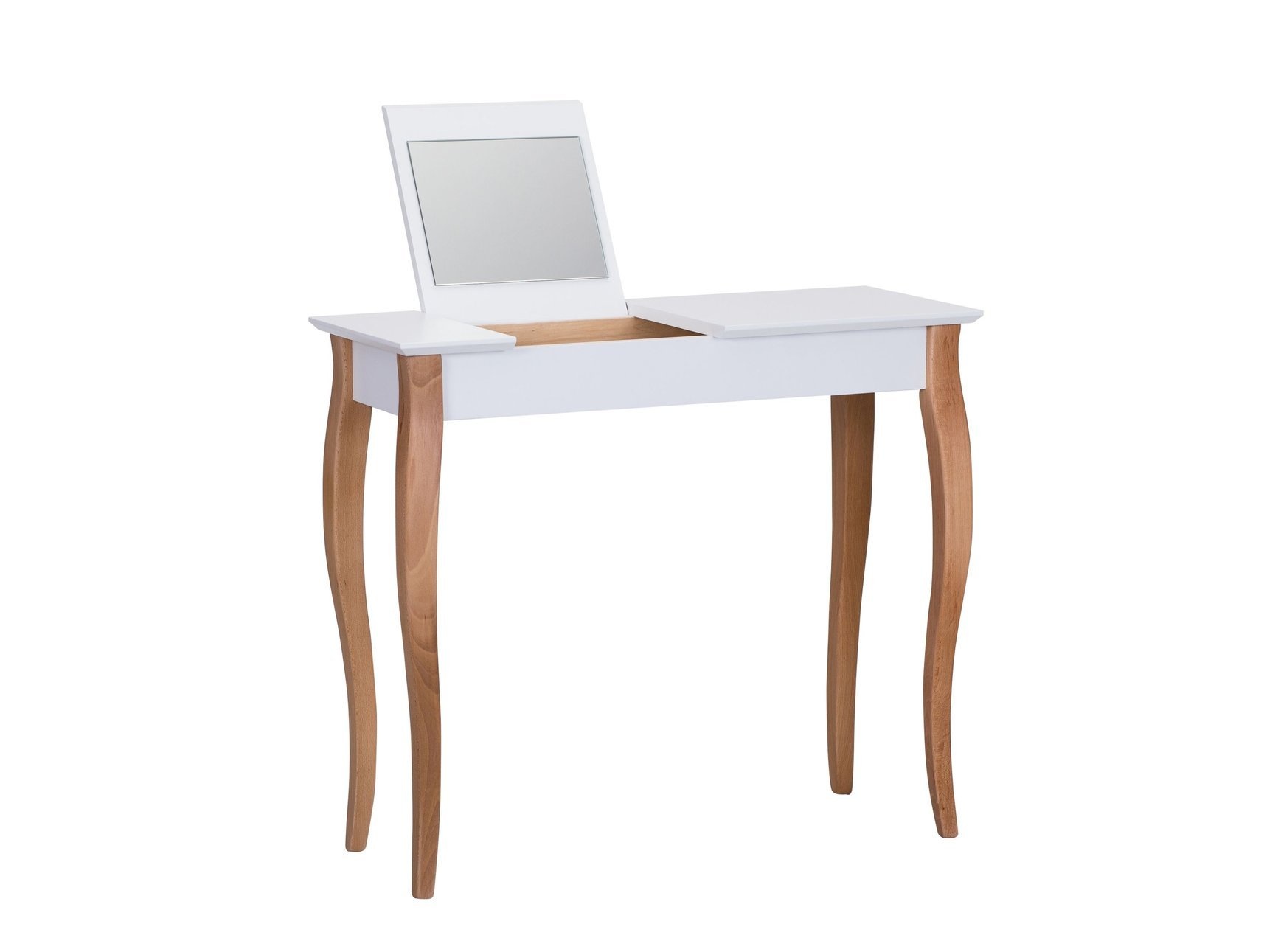 Lillo kaptafel - 85cm breed, wit beukenhout, FSC-gecertificeerd