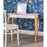 Lillo Kaptafel - Zacht Blauw | Natuurlijk Beukenhout Poten