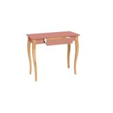 Lillo Bureau in Antiek Roze met Beukenhouten Poten - FSC Gecertificeerd