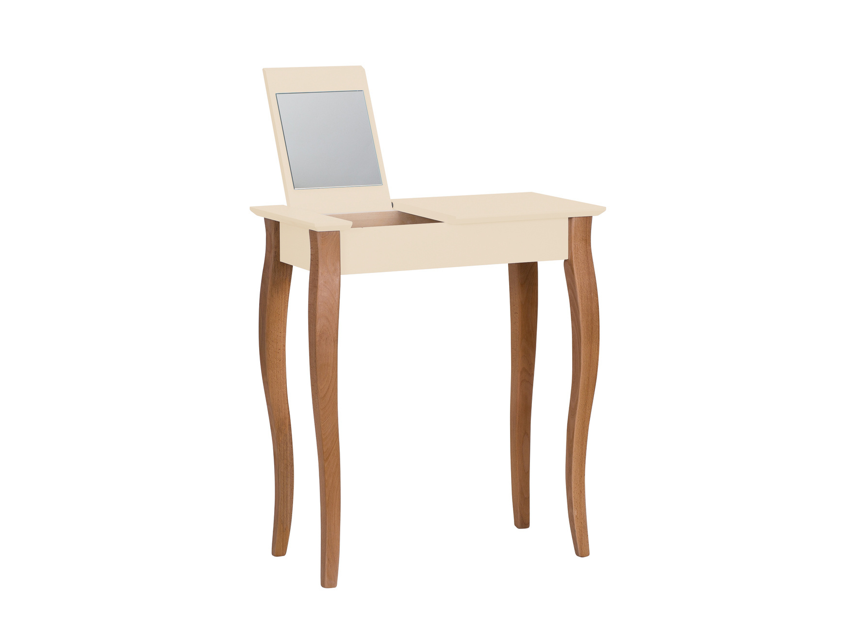 Lillo Kaptafel - natuurlijk beukenhout poten, krijtwit, FSC gecertificeerd