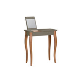 Lillo kaptafel, natuurlijk beukenhouten poten, beverbruin kleur - FSC® gecertificeerd