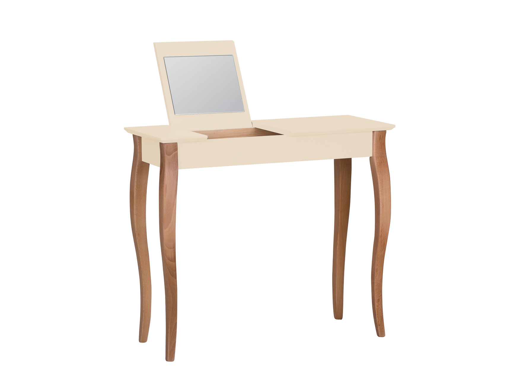 Lillo kaptafel - Natuurlijk beukenhouten poten, krijtwitte kleur (S 1005-Y10R)