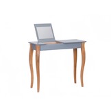 Lillo Kaptafel - Donkergrijs Betongrijs, Beukenhout & MDF, 85x35x74 cm