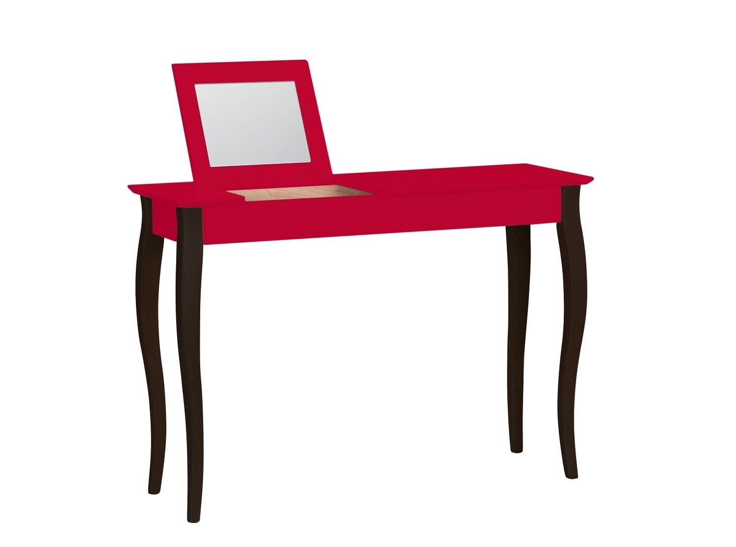 Lillo Kaptafel 105cm Rood | FSC Gecertificeerd Beukenhout & MDF