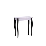 Lillo Kaptafel in Roze met Zwarte Poten - 65 cm Breedte en FSC Gecertificeerd