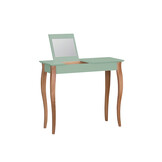 Lillo kaptafel - saliegroen met beukenhouten poten