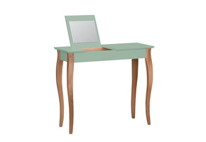 Lillo kaptafel - saliegroen met beukenhouten poten