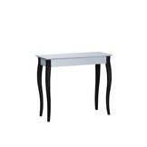 Lillo Bureau - Lichtgrijs Beukenhout & MDF - Zwart - FSC® Gecertificeerd