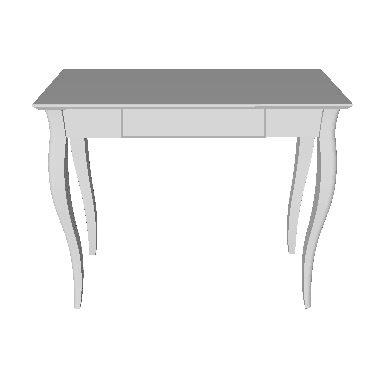 Lillo schrijftafel - 65cm breed met 1 lade & witte poten