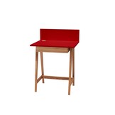 Luka Bureau | Rood Essenhout & MDF | Eiken Poten | Lade & Certificering