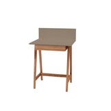 Luka bureau - Essenhout & MDF - Beverbruin - Lade - 65x50x94 cm