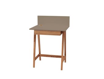 Luka bureau - Essenhout & MDF - Beverbruin - Lade - 65x50x94 cm