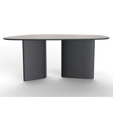LIM eettafel zwart 180x100x75cm FSC gecertificeerd
