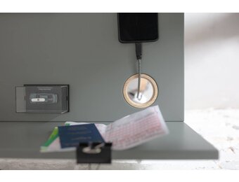 Luka Bureau | Essenhout & MDF | Eiken Poten | 110x75x50 cm