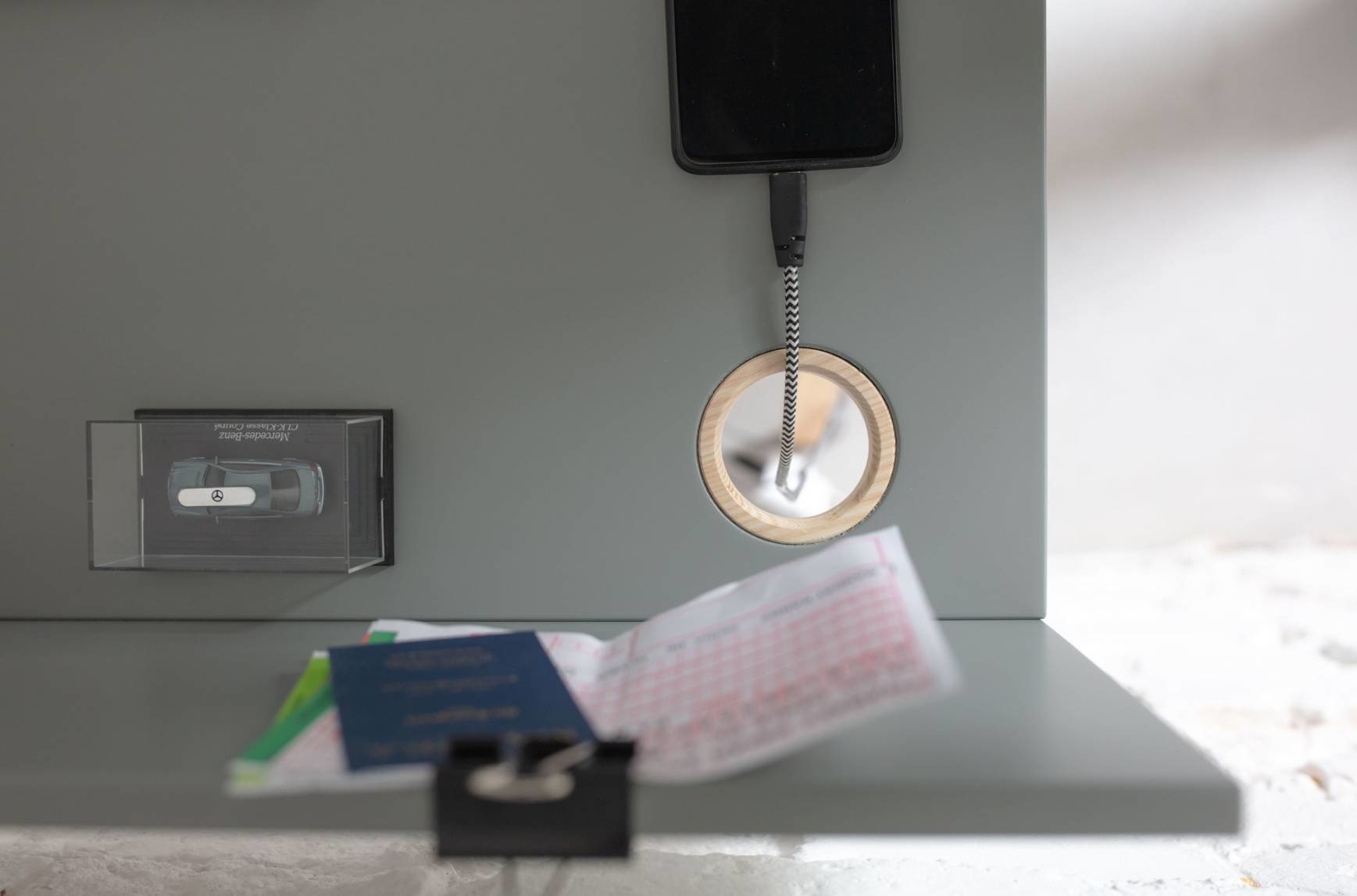 Luka Bureau | Essenhout & MDF | Eiken Poten | 110x75x50 cm