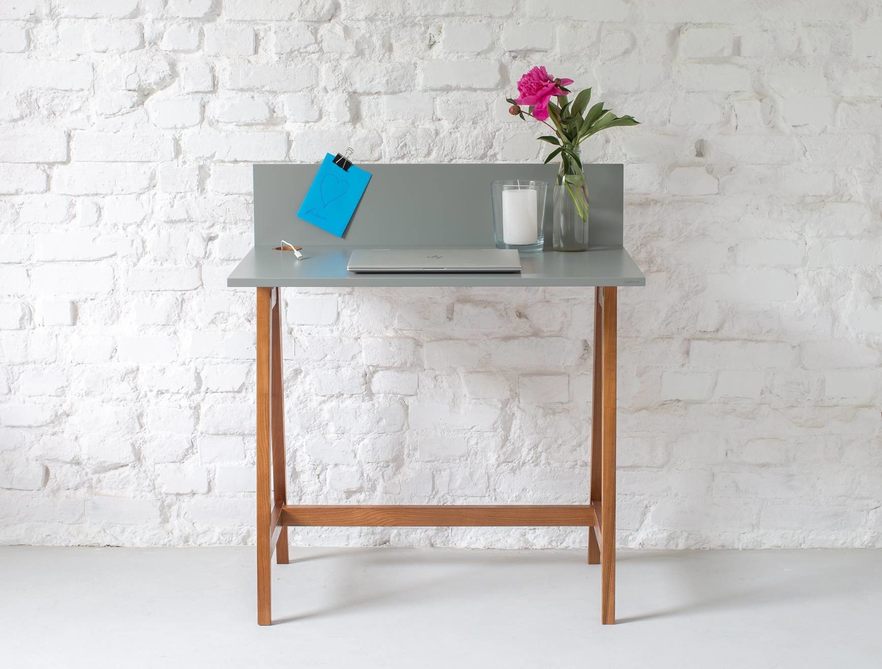 Luka Bureau | Essenhout & MDF | Eiken Poten | 110x75x50 cm
