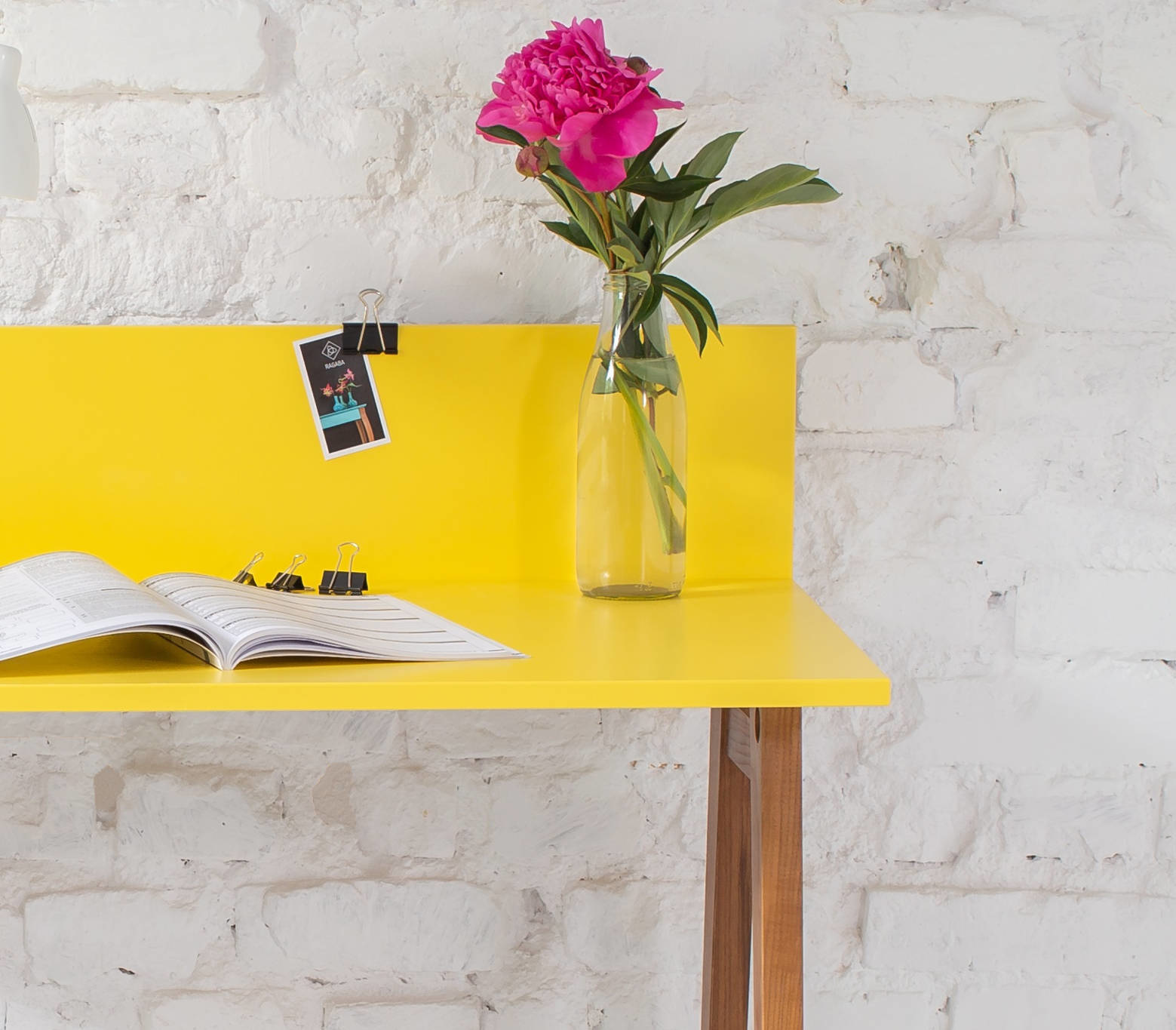 Luka Bureau | Essenhout & MDF | Eiken Poten | 110x75x50 cm