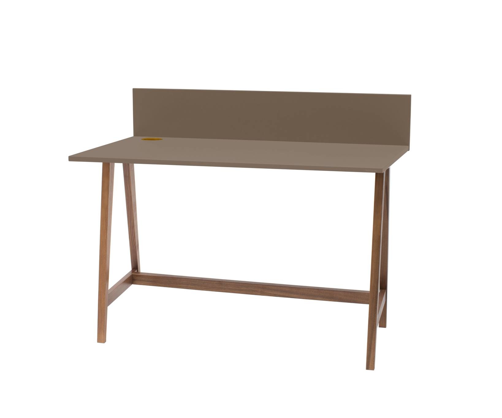 Luka bureau - 110 cm breed - Eiken poten - Beverbruin S 6005-Y20R