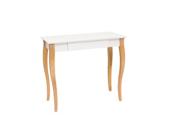 Lillo wit bureau, beukenhouten poten, FSC-gecertificeerd