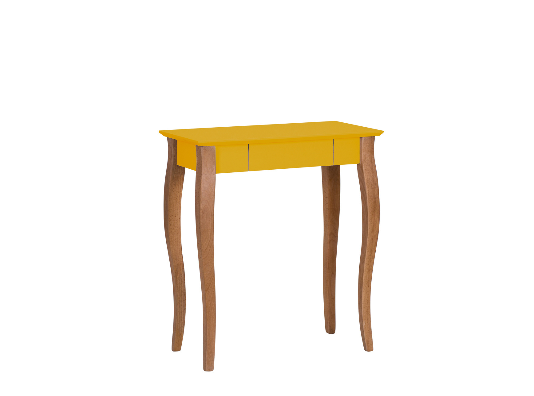 Lillo Schrijftafel - Bezemer Gele Kleur, Beukenhout Poten, FSC Gecertificeerd