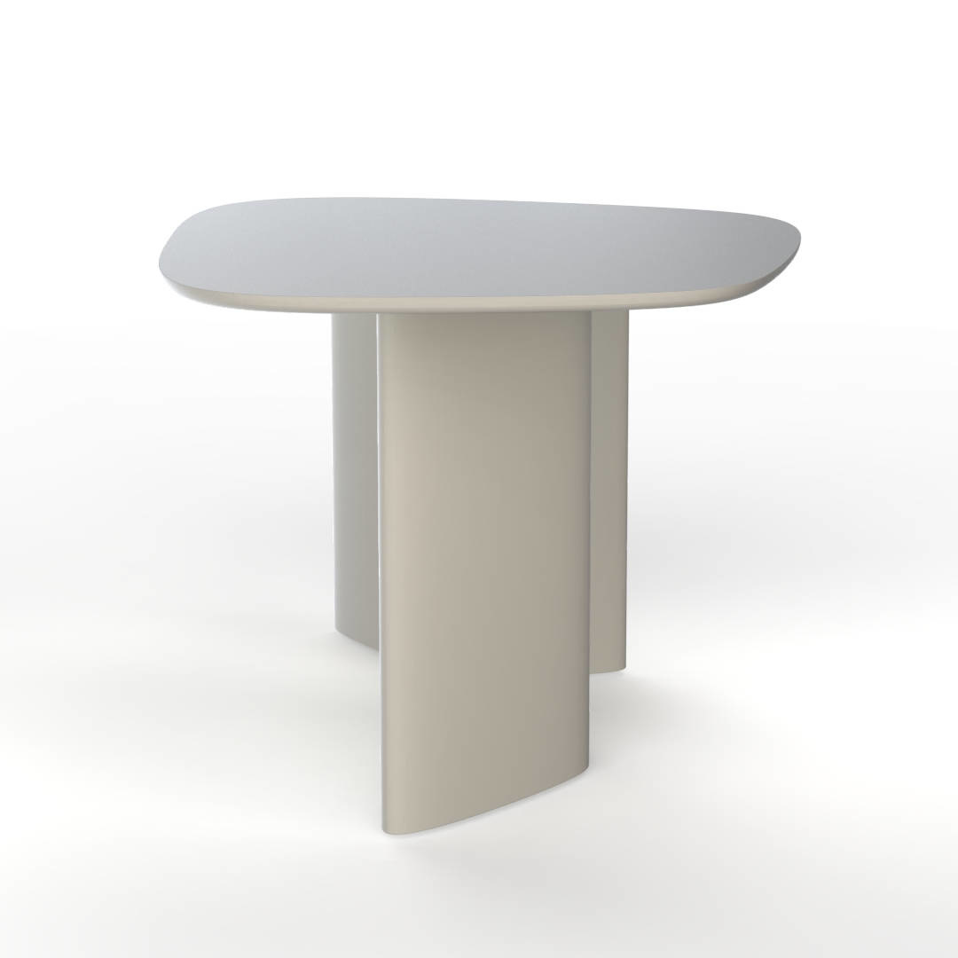 LIM Eettafel - 180x100x75cm - Wit - MDF, essenhout & fineer - FSC100% & FSCMIX gecertificeerd.