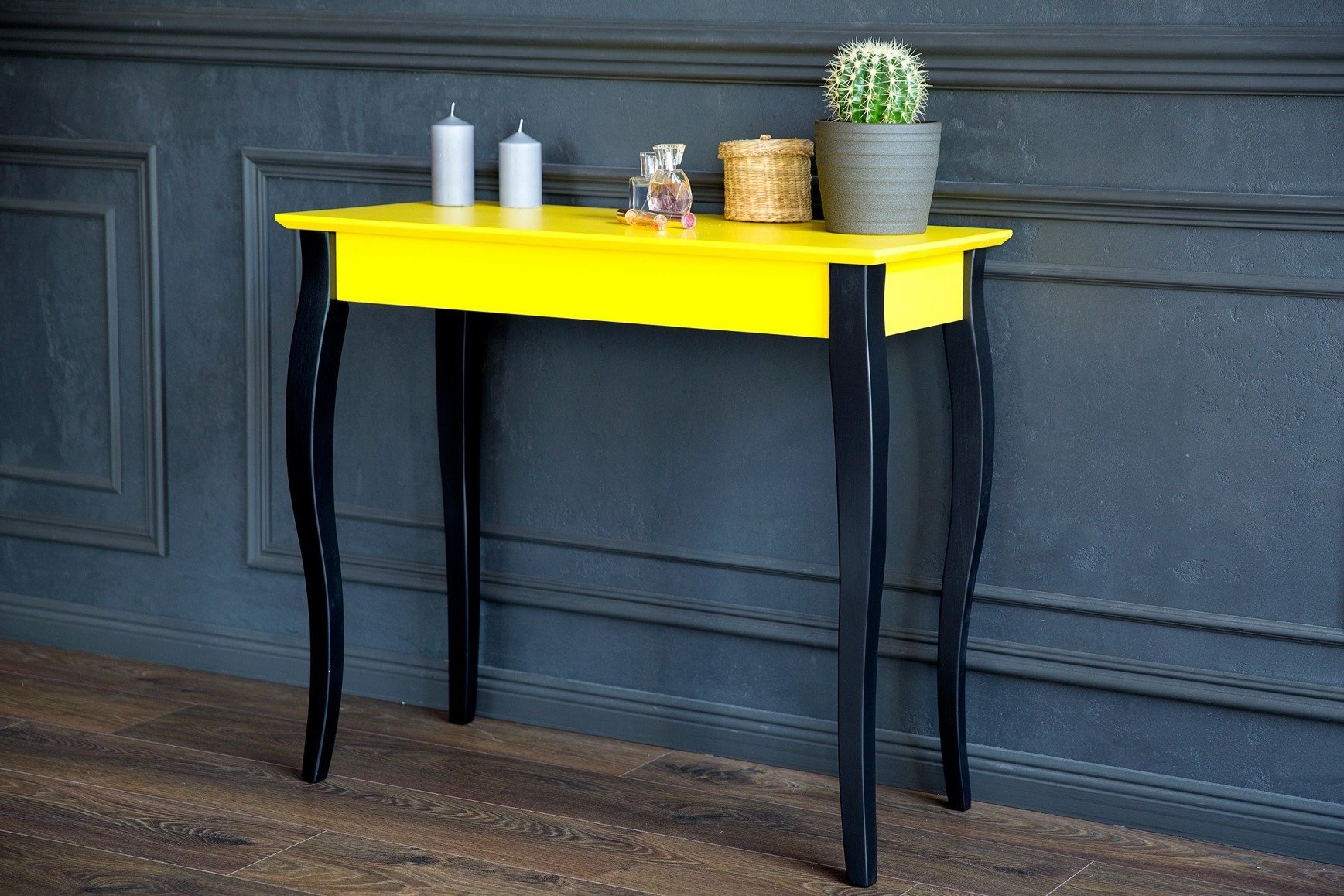 Lillo Schrijftafel - Beukenhout & MDF - Zwart frame - FSC gecertificeerd