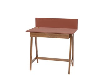 Luka Bureau - Antiek Roze - Essenhout & MDF - FSCMIX Gecertificeerd