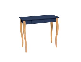 Lillo Schrijftafel marineblauw | 85cm breed | Beukenhouten poten | FSC-gecertificeerd