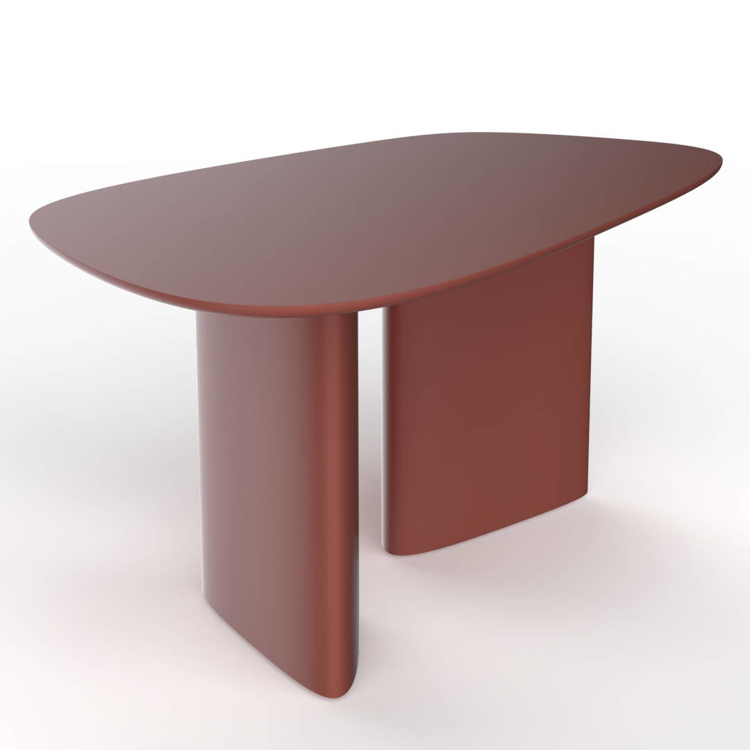 LIM Antiek Roze Eettafel 180x100x75 cm - FSC Gecertificeerd