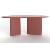 LIM Antiek Roze Eettafel 180x100x75 cm - FSC Gecertificeerd