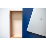 Luka Ashwood schrijftafel - Essenhout poten - Vluchtige munt kleur - 65x50x94 cm