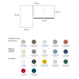 Luka Hoekbureau | Bezem geel | Links | Essenhout & MDF | FSC100% & FSCMIX