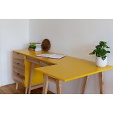 Luka Opbergkast in Grafiet | Essenhout & MDF | FSC100% | 3 Soft-Close lades