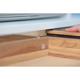 Luka Essenhout Bureau, Beverbruin | 75x50x94 cm | FSCMIX gecertificeerd