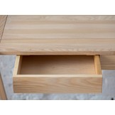 Luka L-vormig bureau - Links, 115x85cm, Essen poten, FSC100%