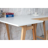 Luka Hoekbureau links - Vluchtige Munt - Essenhouten poten