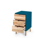 Luka Opbergkast in Petrolblauw | FSC-gecertificeerd | 3 lades