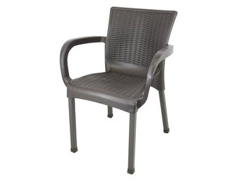 Garden Line - tuinstoel - kunststof rotan - klassiek - bruin