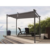 Garden Line - pergola zonwering - 300x300x230 cm - grijs