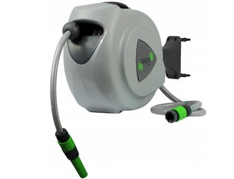 Gardenline - tuinslang haspel - slanghaspel - 20 m - grijs