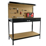 Garden Line - werkbank - met achterwand & lade - 119x50x149,5cm