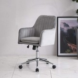 Bureau stoel - kantelbaar - 58x61,5x84-96 cm - grijs